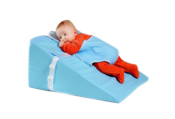 Lit Bébé Anti-reflux Incliné à 15° - Soulage Coliques Et Gaz, Idéal Cododo, Lavable En Machine